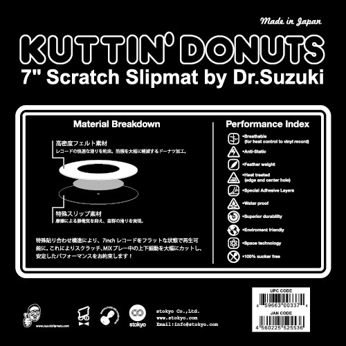 Tablecloth Dr.Suzuki 7 Skratch Slipmat